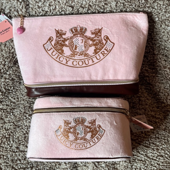 Juicy Couture Handbags - Juicy couture makeup bag set